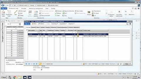 AX 2012 Using Production BOM Explosion And Planned PO Firming