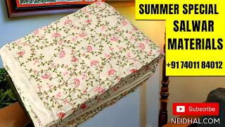 Latest Salwar Dress Material Designs | NEIDHAL.COM | WhatsApp +917401184012 | Mar 28 #3715🌺🌺 screenshot 3