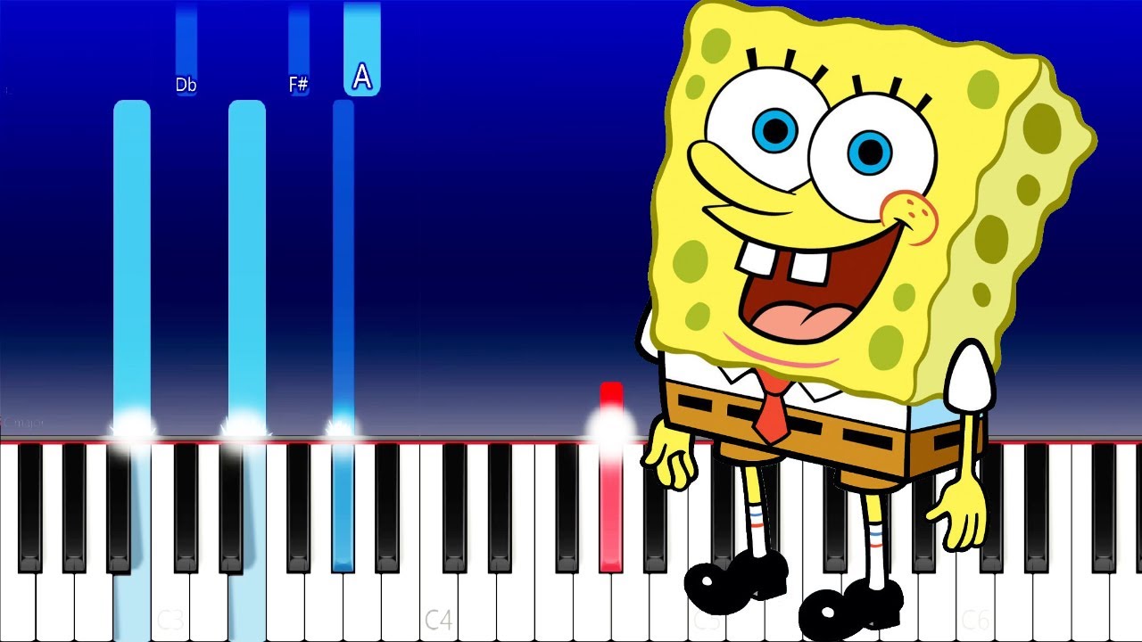 Spongebob - Gary come home (Piano Tutorial) Akkorde - Chordify.