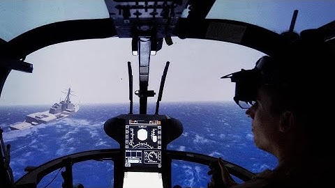 Augmented Reality Display Helps Helicopter Pilots Land Safely on Ships