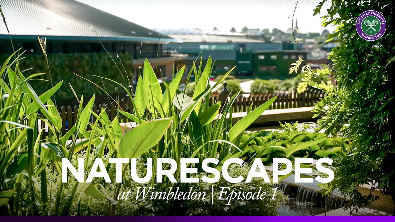 Wimbledon Naturescapes | 30 minutes of Tennis in an English Garden 🌱