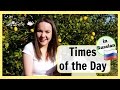 Russian for beginners 15. ☀️ Times of the day + sentence examples.