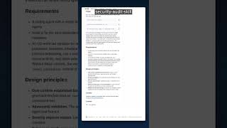8K+ Stars • Security Tool | security-audit-skill — AI Agent Audits #shorts