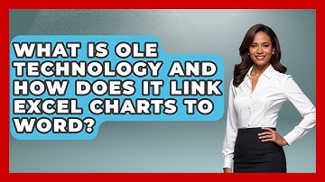 What Is OLE Technology And How Does It Link Excel Charts To Word? - Docs and Sheets Pro