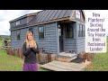 Building New Planter/Skirting around the Tiny House from Reclaimed Lumber