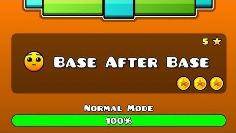 GEOMETRY DASH- BASE AFTER BASE (level 5) ALL COINS