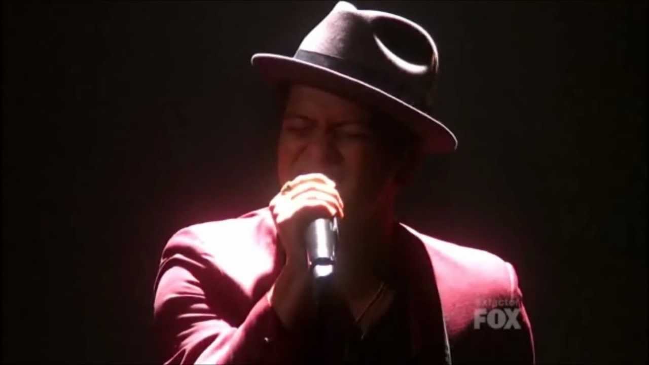 Bruno Mars - It will rain Live at X-factor US (HD)