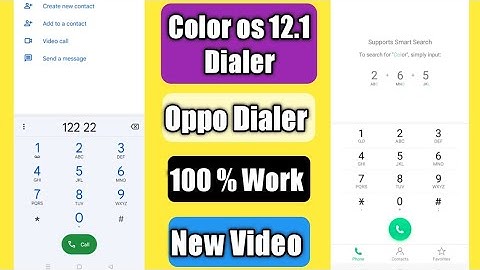 Color Os 12.1 Dialer App 100 % Working | Without Announcement Call Recording | Install Now