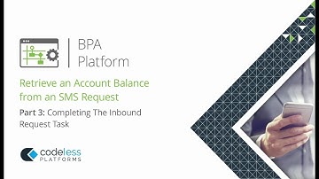BPA Platform Foundation: How to Retrieve an Account Balance from an SMS Request Part 3