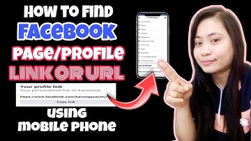 Saan makikita ang Link or url ng Facebook Page/Profile?(step-by-step)