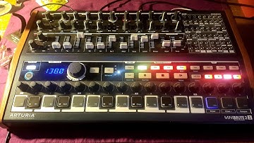 Minimal Brute.  Making a minimal pattern on the Arturia MiniBrute 2 S Sequencer