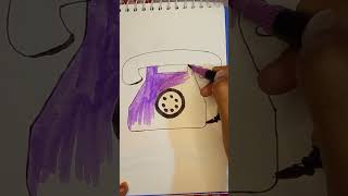 #How to draw telephone ☎️