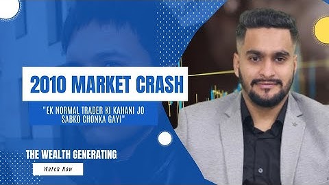 Flash Crash 2010: The Man Who Shook the Markets  #flashcrash  #StockMarket #Trading #Finance