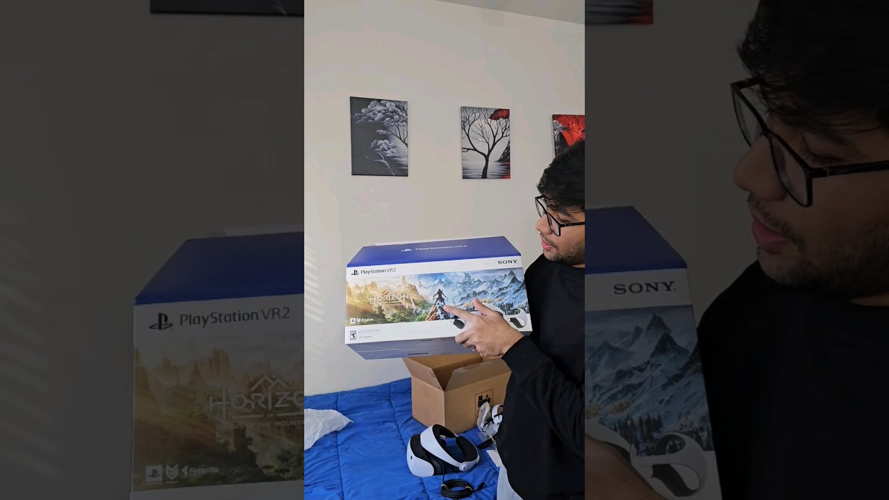 PSVR 2 Unboxing - Horizon VR: Call of the Mountain Bundle | First Time VR User