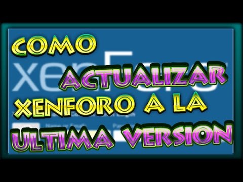 Como Actualizar Xenforo A La Ultima Version