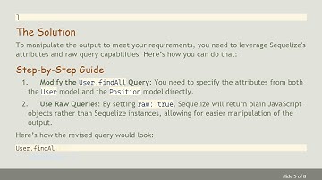 How to Return Results from an include Model in the Same Level as Main Model in Sequelize?
