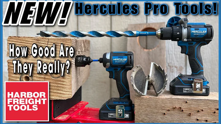 NEW Harbor Freight Hercules Brushless Drill Kits Under $100! How Good Are They Really?