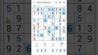 Sudoku Free Classic Puzzles Android | Daily Challenge October 11, 2021 screenshot 4