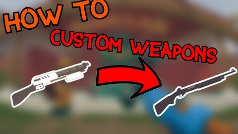 how to custom weapons | RecRoom