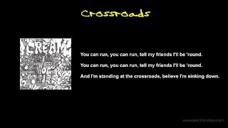 Cream - Crossroads Lyrics chords