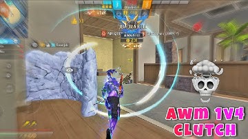 😱 IMPOSSIBLE 1v4 AWM CLUTCH 🔥 