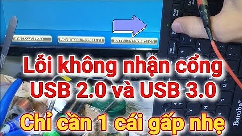 Sửa lỗi không nhận cổng USB 2.0 - USB 3.0 quá đễ chưa đến 3 giây.#recom #pcrepair #suachuapc