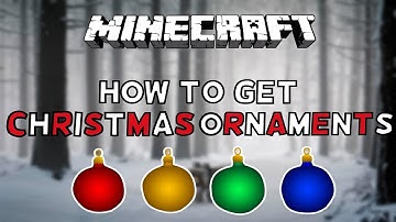 How To Get Christmas Ornaments In Minecraft With Player Heads! 1.12+