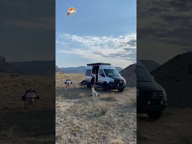 Boondocking on public land in Utah #shorts