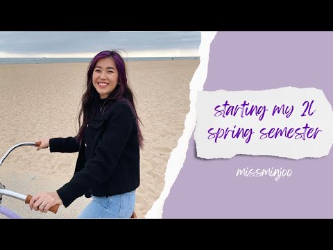 Starting My 2L Spring Semester | 2L Law School Vlog (missminjoo)