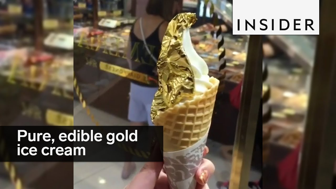 Don T Just Buy Gold You Can Eat It Too With This Rs 1000 Ice Cream