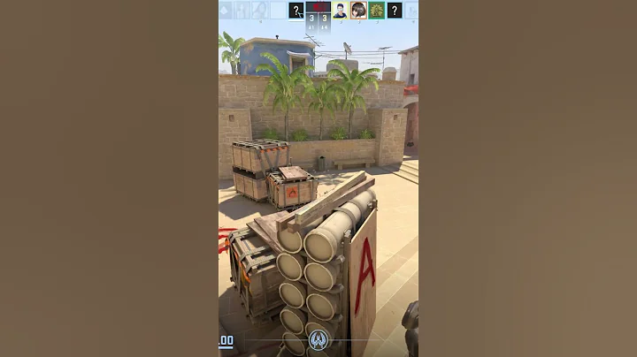 "When 4 Brains = 0 Bomb Awareness 🤡 | 1v4 Ninja Defuse Mirage CS2"#cs2 #counterstrike2