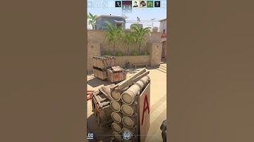 "When 4 Brains = 0 Bomb Awareness 🤡 | 1v4 Ninja Defuse Mirage CS2"#cs2 #counterstrike2