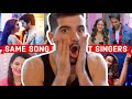 Foreigner reacts to Same Song Different Singers | CHALLENGE