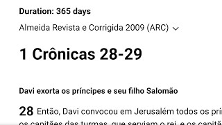 Maio 9 = I Cronicas 28 - 29 / II Cronicas 1