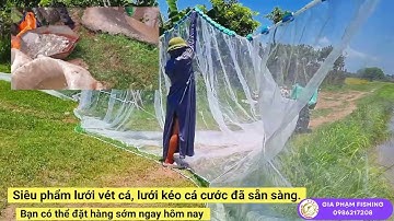 Những điều chưa biết về lưới vét cá, lưới kéo cá, lưới kéo cá cước 3mm, fishingnet