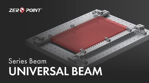 Universal Beam |  ZERO POINT is modular precision workholding system for Wire cutting machine.