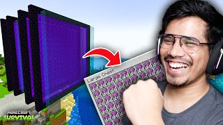 I Made Biggest Shulker Farm In Minecraft Survival 😎