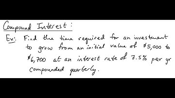 Exponential Applications - Compound Interest part 2