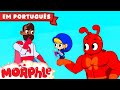 Vida curta de Senhor Action - Morphle em Português | Desenhos em Portugues | Desenhos