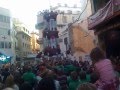 Castillos Humanos, Fiesta de Santa Tecla, Sitges, España - Castellers making a human tower, Spain