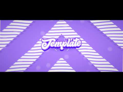 [CM2] 2D Light Blue/Purple Intro Template | Panzoid | 1080p60 FHD