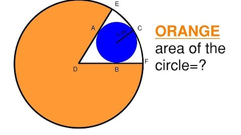 Can You Find the Orange Area of This Circle? Test Your Math Skills Part 24