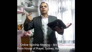 Bro. Rufus Baral (रुफस बराल ) – Online Worship Meeting- थुमाको विवाह - Pison, Sydney- 03/05/20