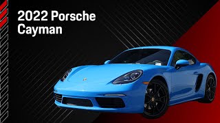 2022 Porsche 718 Cayman: Shark Blue (Walk Around)