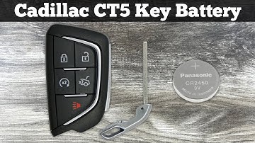 How To Replace CADILLAC CT5 Key Fob Battery 2020 - 2024 Change Replacement CT5 Remote Batteries DIY