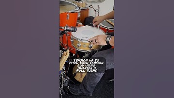 How do you get this kind of snare drum sound? #shorts #short #snaredrum #snare #sound #tune #tuning