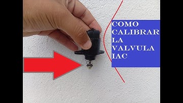 COMO CALIBRAR LA VÁLVULA IAC