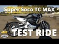 Super Soco TC MAX - Test Ride/Review (ENGLISH) - VLOG207 [4K]