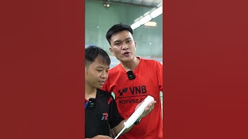 THỬ THÁCH: QUẤN CÁN CẦU LÔNG VẢI cùng LEE CHONG TÚ #caulong #badminton #vnb