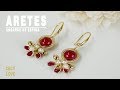 ARETES CON ENGARCE DE ESPIGA!!! Con Cecy Love Bisuteria